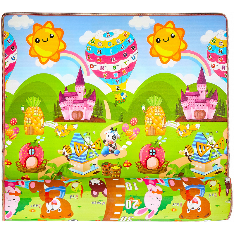Aga4Kids Dziecięca piankowa mata do zabawy 150x180 cm 6DZ165 - II GATUNEK