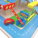 Aga4Kids Drewniany czteropoziomowy garaż + akcesoria do zabawy MR6104