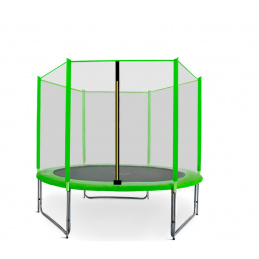 Aga SPORT PRO Trampolina 220 cm Jasnozielona + siatka ochronna