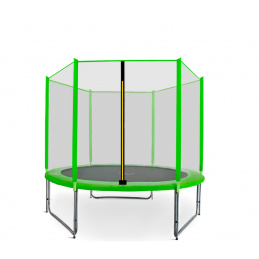 Aga SPORT PRO Trampolina 180 cm Jasnozielona + siatka ochronna