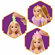 Disney Princess Roszpunka z lśniącymi włosami JHL46