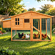 Aga KURNIK Z WYBIEGIEM DREWNIANY DLA 4-6 KUR 176x56,5x117 cm