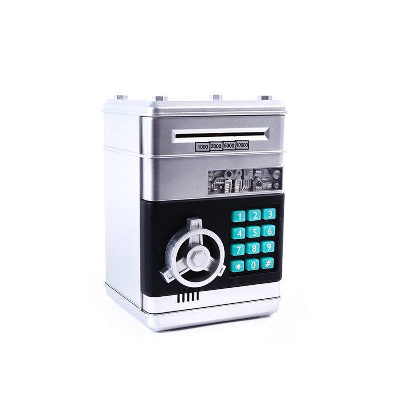 Aga Sejf dziecięcy zabawkowy Srebrny