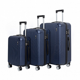 Aga Travel Zestaw walizek podróżnych MR4652 Ciemnoniebieski