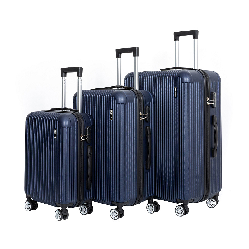 Aga Travel Zestaw walizek podróżnych MR4652 Ciemnoniebieski