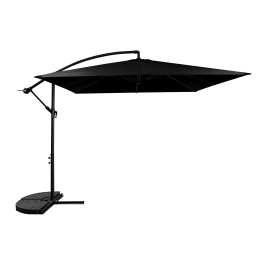 Aga Parasol ogrodowy składany na wysięgniku 250 cm 2,5 m czarny MR2048 