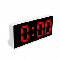 Aga ZEGAR LED BUDZIK ELEKTRONICZNY Fiolet