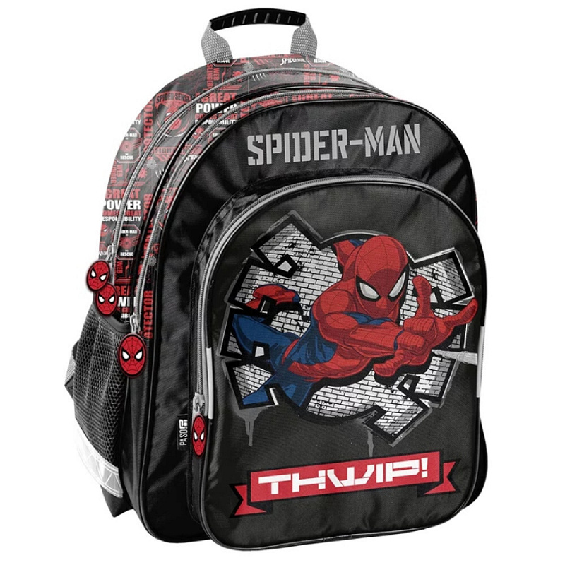 Paso Plecak szkolny trzykomorowy Spider-Man