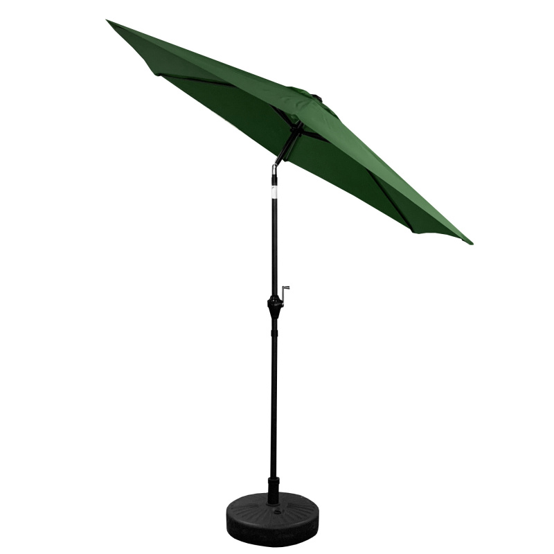 Aga PARASOL OGRODOWY 2,5m 250m REGULACJA POCHYLENIA 250 cm Ciemny zielony