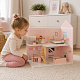 Aga4Kids DUŻY DREWNIANY Domek dla lalek DS5648