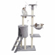 Aga Drapak dla kota 55x34x139 cm Szary