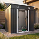 Aga Domek ogrodowy 222x174x125 cm Ciemnoszary