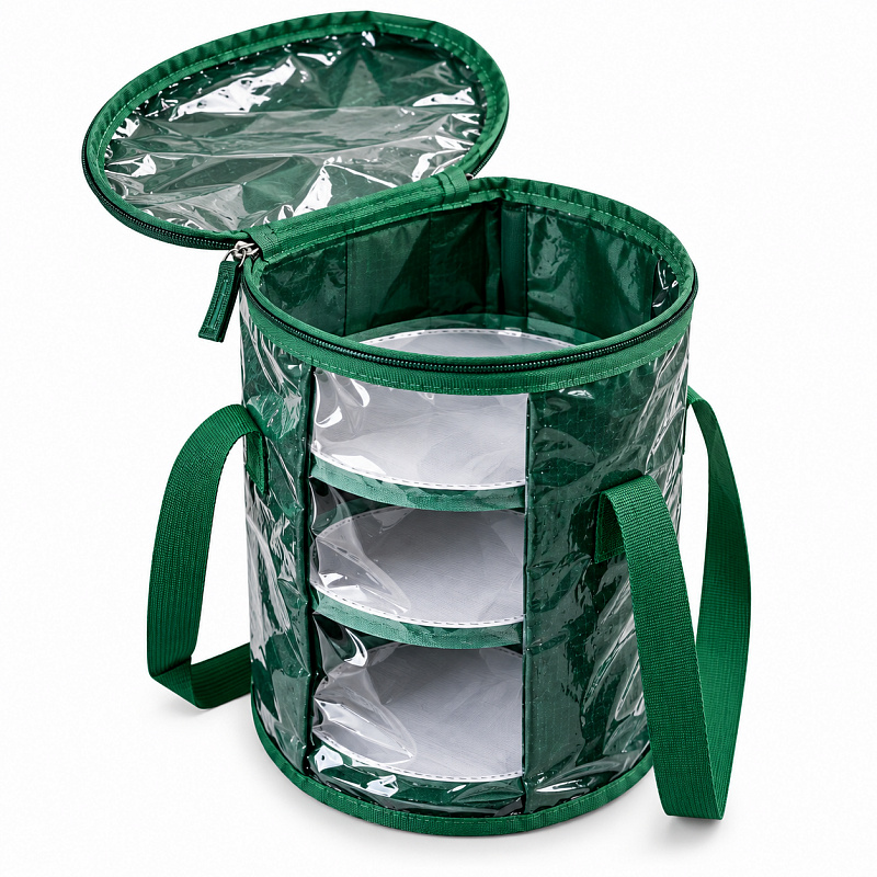 Aga Organizer na lampki choinkowe Ø 23x30 cm Zielony