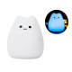 Lampka nocna dotykowa Little Cat - silikonowa LED