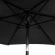 Aga Parasol ogrodowy z regulacja przechyłu 250 cm czarny
