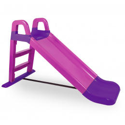 Aga4Kids Zjeżdżalnia z uchwytem 140 cm różowo-fioletowa