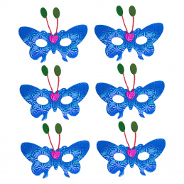 Aga4Kids Maski dziecięce motylki 6 szt. DS942B 