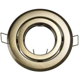 Reflektor podsufitowy okrągły HINGED BRG70012 mosiądz