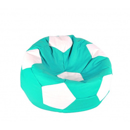 Aga Worek na sofę BALL XXXL Biały - Turkusowy
