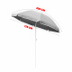 Linder Exclusiv Parasol POLYESTER MC200P 200 cm Beżowy