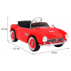 Autko BMW 507 Retro elektryczne dla dzieci Czerwony Roadster