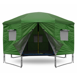 Aga Namiot na trampoline 366 cm (12 ft) Ciemnozielony 
