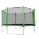 Aga SPORT PRO Trampolina 366 cm Jasnozielona + siatka ochronna
