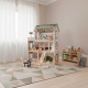 LULILO Domek dla lalek drewniany FLORO boho LED