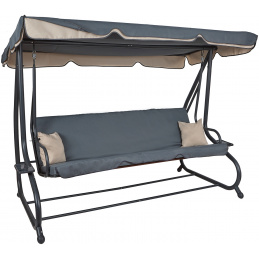 Aga huśtawka ogrodowa XXXL COMFORT LUX ciemnoszara