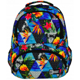 St.RIGHT Czterokomorowy plecak szkolny Paradise