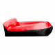 Aga Nadmuchiwana sofa LAZY BAG 230x70 cm Czarny/Czerwony