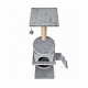 Aga Drapak dla kota 50x40x125 cm Szary