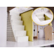 Domek dla lalek drewniany + mebelki 70cm szary