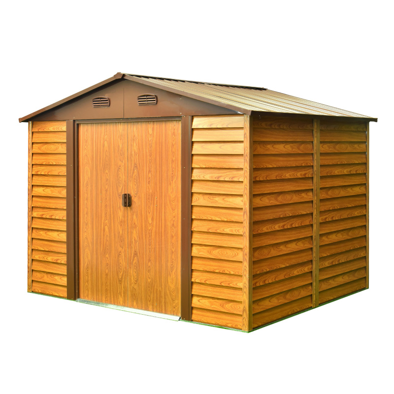 Aga Domek ogrodowy 278x215x238 cm Brązowy