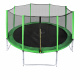 Aga SPORT PRO Trampolina 366 cm Jasnozielona + siatka ochronna