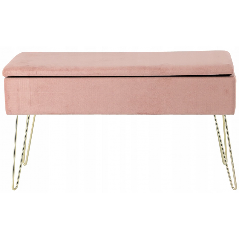 Aga Ława ze schowkiem różowy