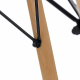 Aga Stół jadalny 80 cm Szary