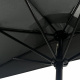 Aga Parasol półokrągły CLASSIC 270 cm Ciemnoszary