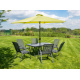 Linder Exclusiv Parasol uchylny 250 cm Żółto-zielony