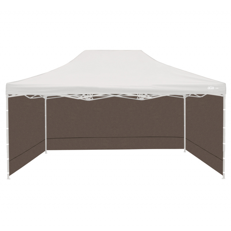 Aga Ścianki boczne do stoiska sprzedażowego 3x4,5m Brąz