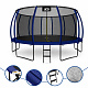 Aga SPORT EXCLUSIVE Trampolina 500 cm Ciemnoniebieska + siatka ochronna + drabinka