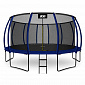 Aga SPORT EXCLUSIVE Trampolina 500 cm Ciemnoniebieska + siatka ochronna + drabinka