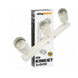 Stropní bodové svítidlo LED VIKI-X 3x GU10 - bílé