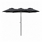 Linder Exclusiv Parasol ogrodowy 300x150x220 cm Ciemnoszary