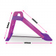 Aga4Kids Zjeżdżalnia z uchwytem 140 cm różowo-fioletowa