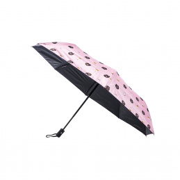 Aga PARASOL Z WZOREM 95 cm Różowy