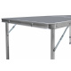 Aga Stolik Stół kempingowy turystyczny składany 120x60x54/60/70 cm Szary