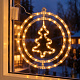 Aga Świąteczna dekoracja LED choinka 30 cm 48 LED Ciepła biel