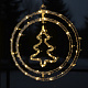 Aga Świąteczna dekoracja LED choinka 30 cm 48 LED Ciepła biel