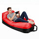 Aga Nadmuchiwana sofa LAZY BAG 230x70 cm Czarny/Czerwony